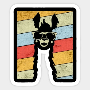 llama alpaca animal Sticker